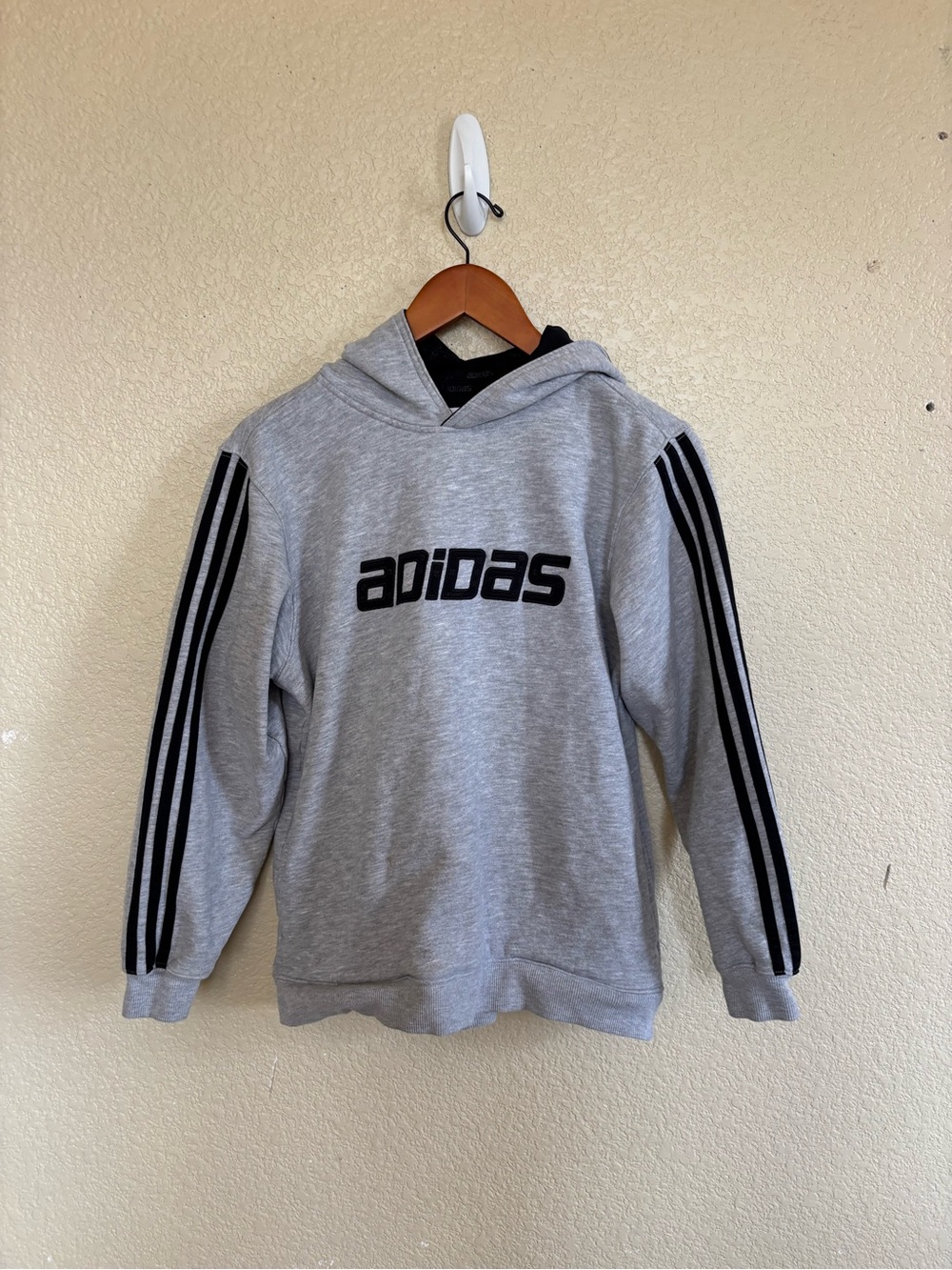 Vintage Grey Adidas Hoodie